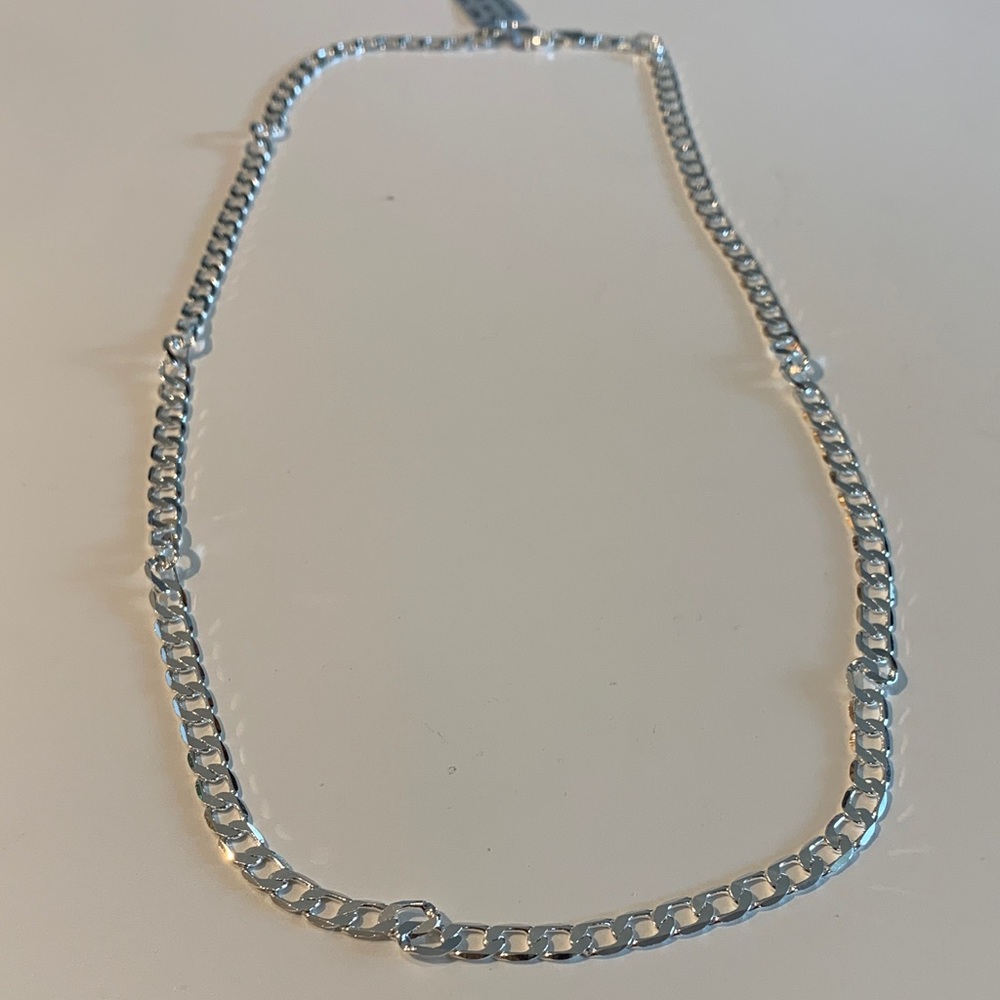 Macy's Sterling Silver Chain Necklace NWT Great Gift